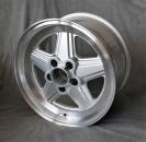 maxilite - Penta Style,  8,0 x 15 H2 ET11 LK5/112, silber-glanzgedreht